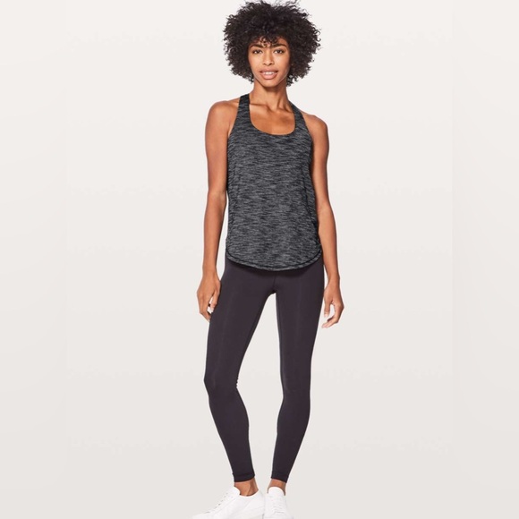 lululemon athletica Tops - Lululemon Free To Be Serene Tank (2 In 1)-Heathered Black